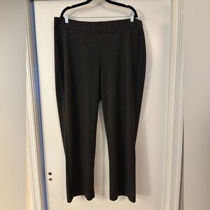 Plus Size 18W Avenue Pull On Black Work Pants Straight Leg Stretch. Tagged 18/20